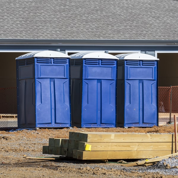 can i customize the exterior of the porta potties with my event logo or branding in Gap Mills